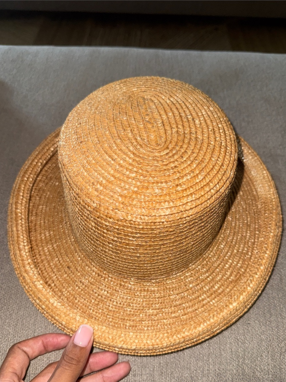 Classic Natural Straw Sun Hat - Brown